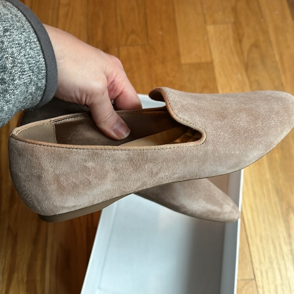 Birdies Starling Flat Loafer in Latte Suede - Picture 8 of 12